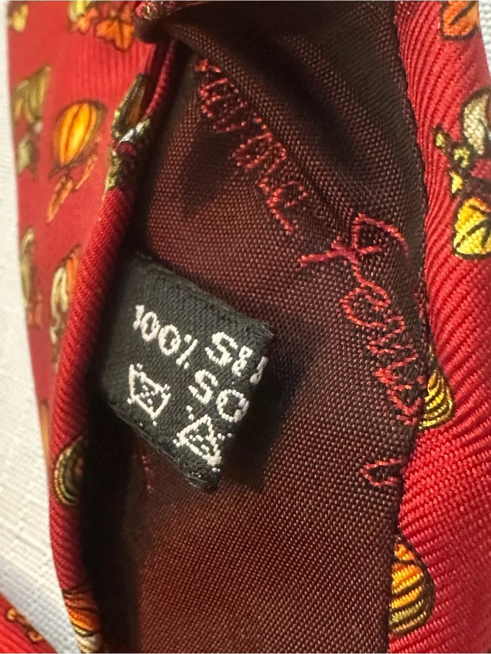 Salvatore Ferragamo Pumpkin Harvest Silk Tie